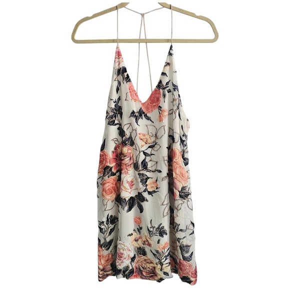 Dresses & Skirts - Abeline S Floral Burnout Velvet Mini Dress Low Back A Line Summer Casual Party ~